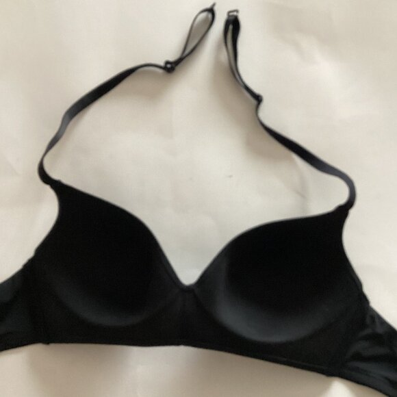 La Vie en Rose Women's Black T-Shirt Bra Adjustable Bra Straps 34D - Picture 6 of 10